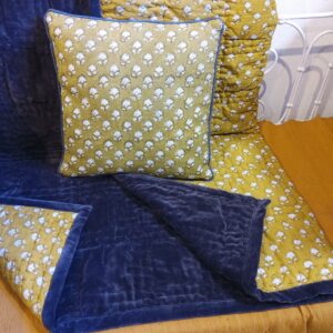 Plaid piqué main 150*240 cm