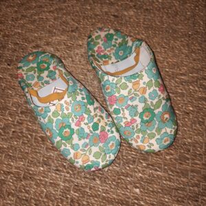 Babouches liberty et cuir