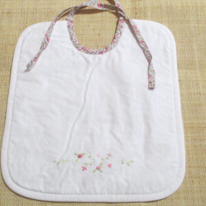 Bavoir roses ricoco