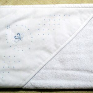 Cape ou carré de bain Arabesque brodée main