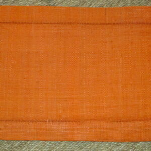 sets de table *6, raphia orange avec Jour de Venise